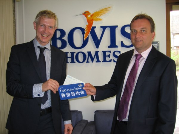 Bovis staff offer views to raise cash for five homes